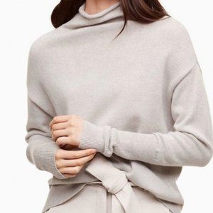 Wilfred Cyprie Mock Neck 100% Merino Wool Sweater